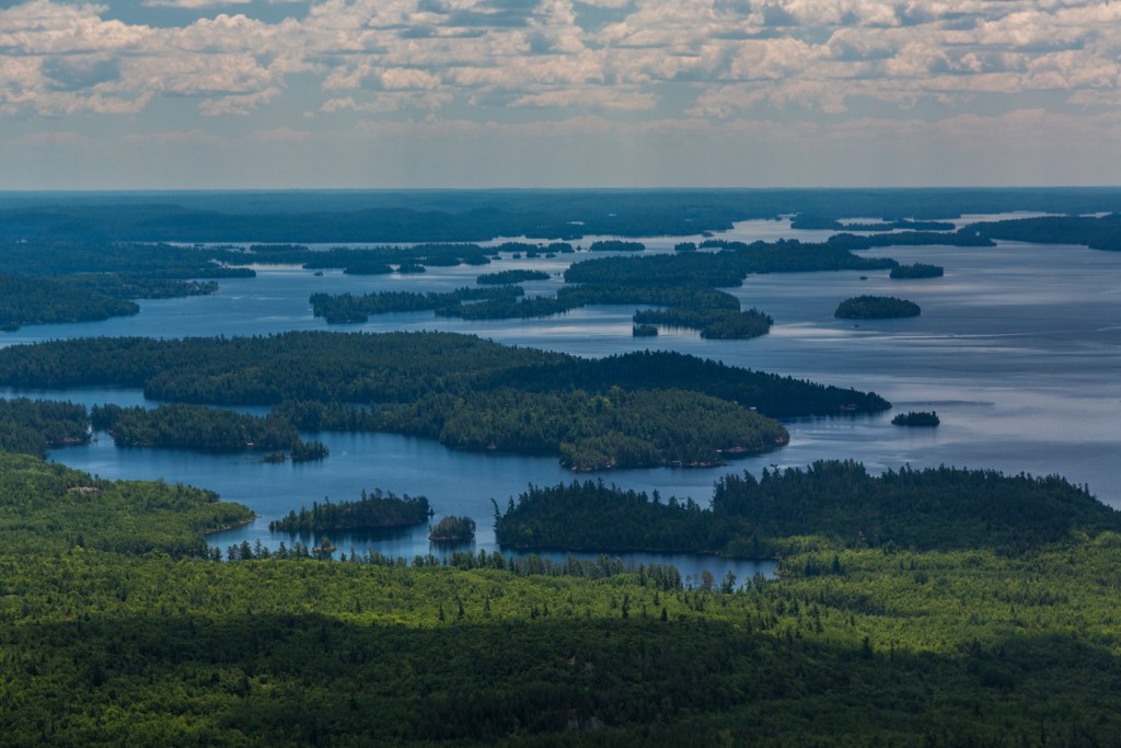 chartered flights: a fly-in canoe trip photo